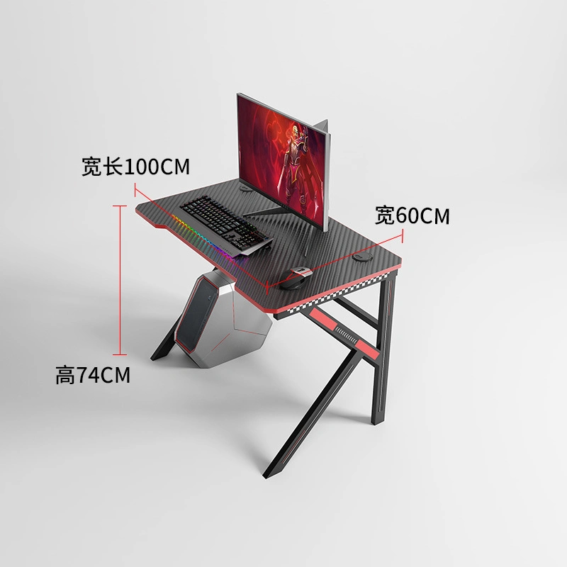 Wholesale Best Selling Gaming Table with LED Lights High Quality PC Laptop Computer Office Gaming Desk