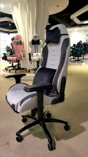 Yuhang OEM-Gaming-Stuhl aus grauem Stoff, Hersteller Premium-Gaming-Stuhl